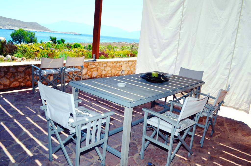 Belvedere private luxury beach villa Chalki Town Værelse billede