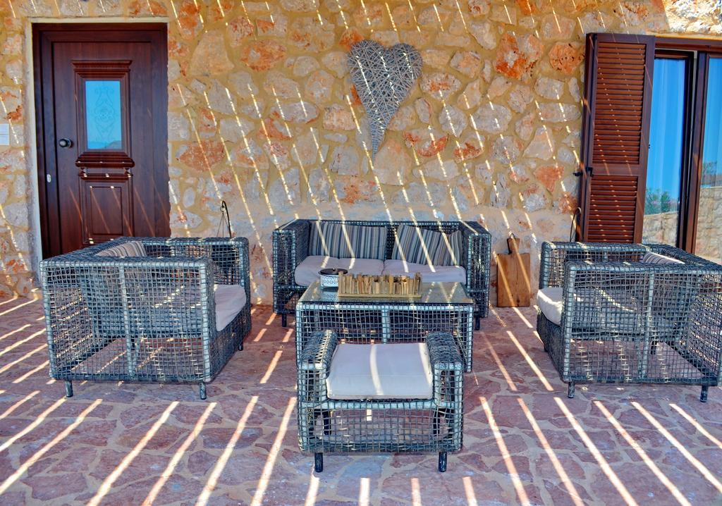 Belvedere private luxury beach villa Chalki Town Værelse billede
